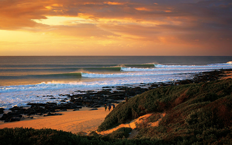 Destino de surf Jeffrey's Bay, Sudáfrica