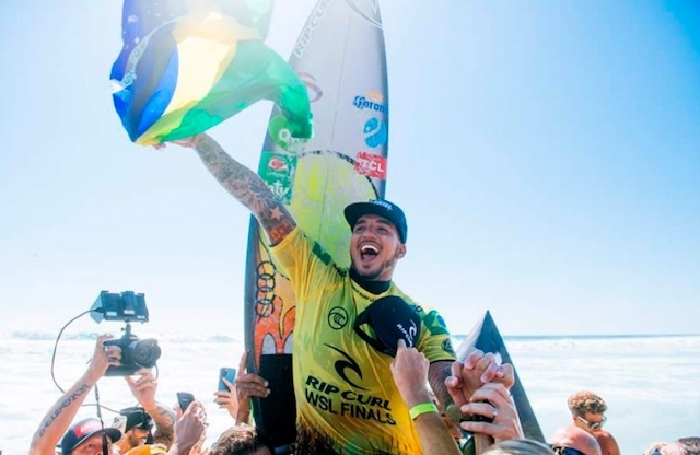 Gabriel Medina campeon del mundo de surf 2021